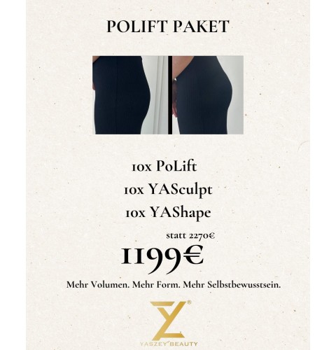 Pakket 2 - Polift Pakket - (10x) Polift, YASculpt, YAShape